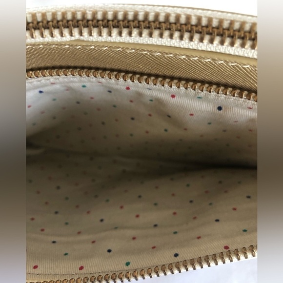 Talbots silver pleated 4P skirt and metallic gold wristlet - Picture 12 of 12